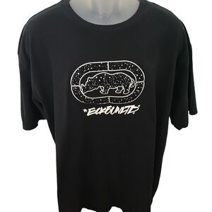 ECKO UNTLD Rhino Puffy Black & White Spotted Logo Men 2XL XXL